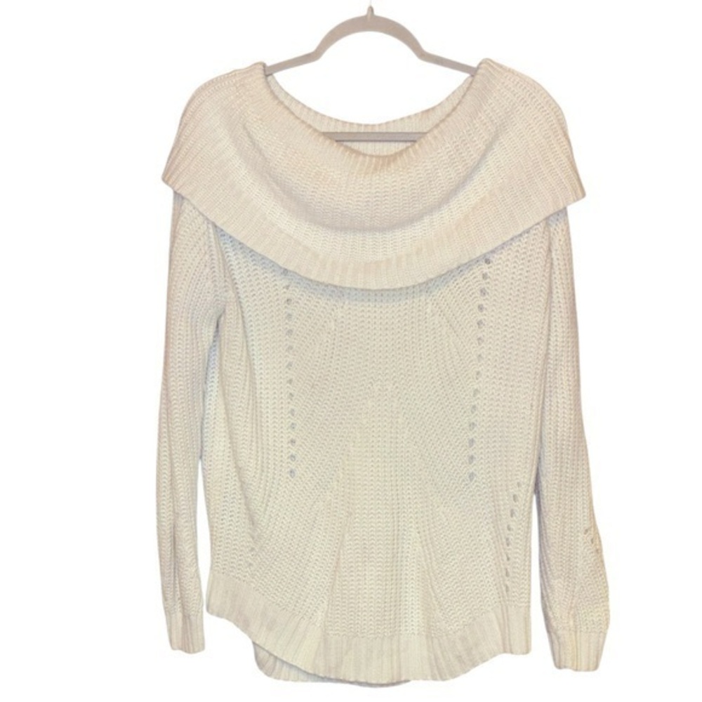 Active USA Cream Long Sweater Luxe Feel Style SW3814